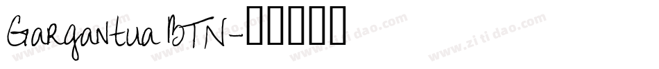 Gargantua BTN字体转换